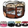 Elpis Sala de entrega de mascotas, jaula para perros, arena para gatos, tela Oxford plegable, impermeable, resistente a los arañazos, tienda para perros, valla para mascotas