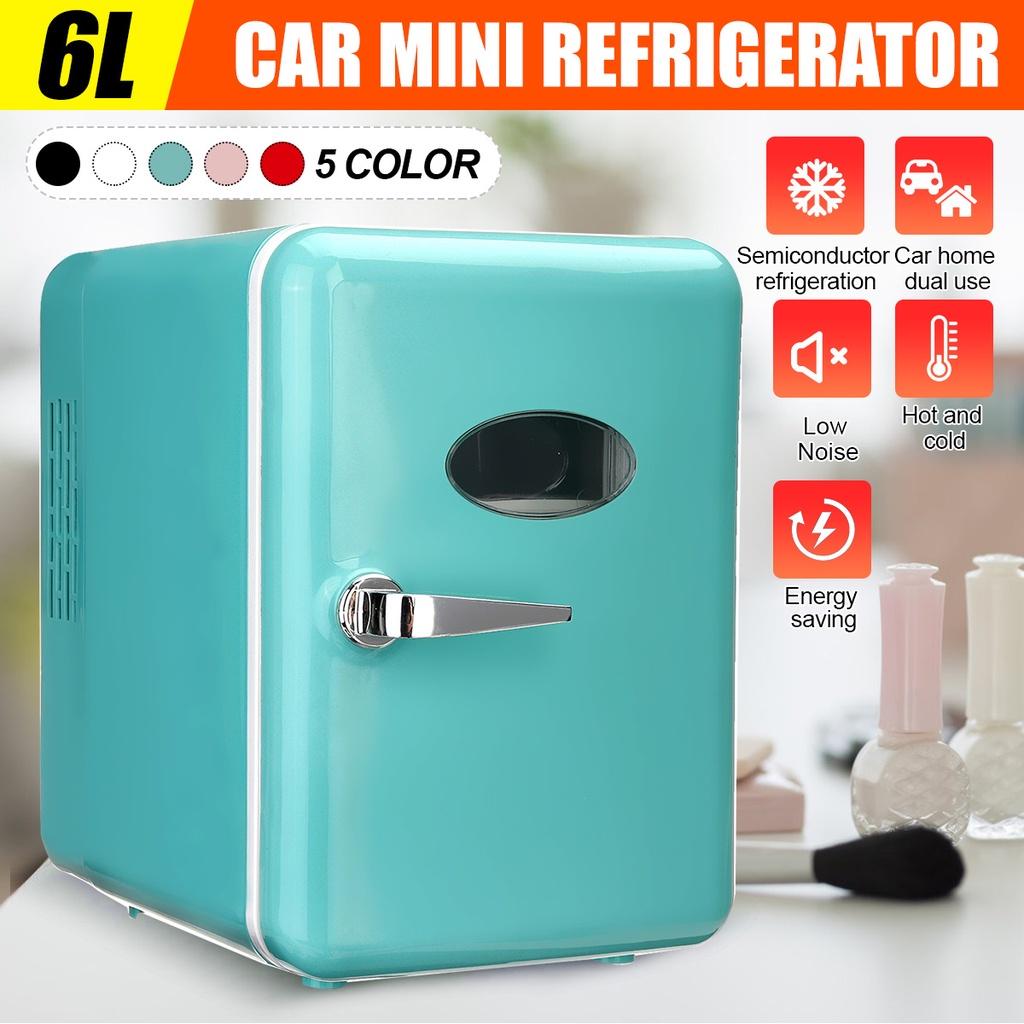 Sea Global Mini refrigerador portátil para coche y hogar, calentador de congelador de 42W, nevera portátil para exteriores, nevera para acampar, 6L