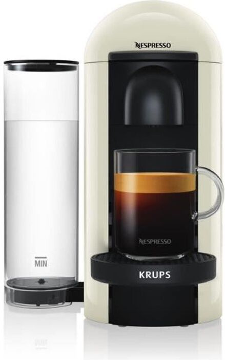 Cafetera NESPRESSO KRUPS VERTUO PLUS Cafetera de cápsulas Espresso Blanco Marfil YY3916FD