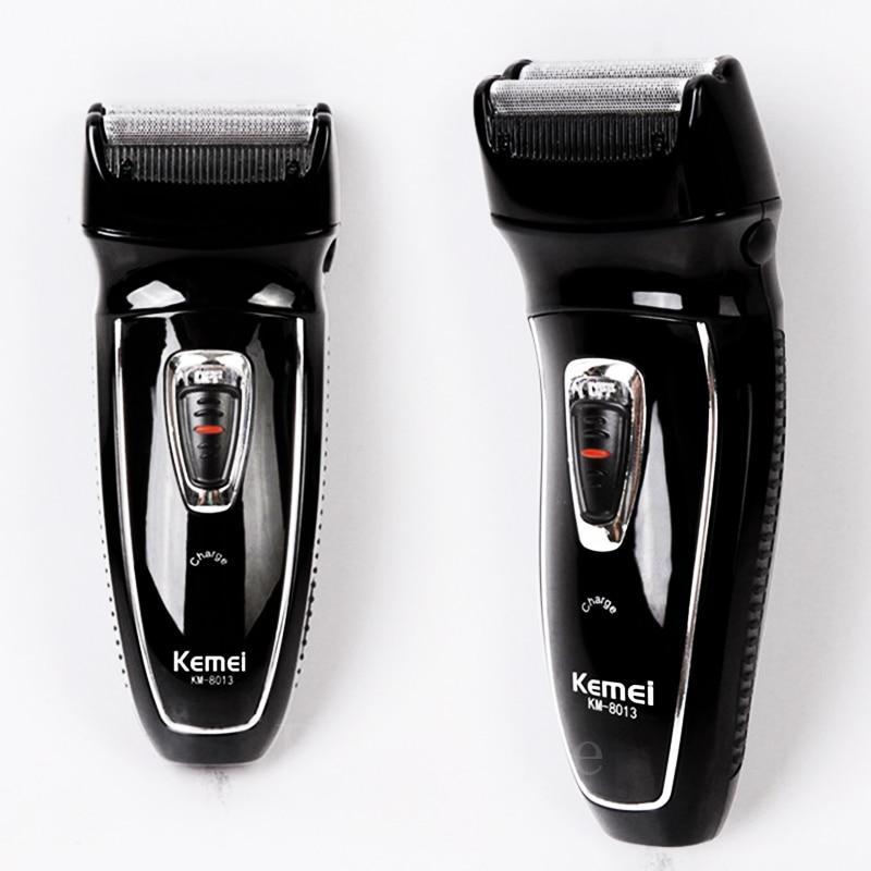 Kemei Afeitadora eléctrica para hombre que corta una barba bigote Corte de pelo Recortadora Máquina patillas Navaja de afeitar