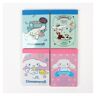 Sanrio Characters Lovely handy memo pad 4 pieces that fits in your hand, 4 packs, cinnamon roll