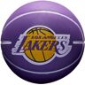 Wilson NBA Dribbler Los Angeles Lakers Mini Balón de Baloncesto, Unisex, Morado