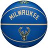 Balón Wilson NBA Team City Collector Milwaukee Bucks, Baloncesto unisex azul