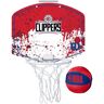 Wilson NBA Team Los Angeles Clippers Mini Hoop, Tablero de baloncesto rojo unisex