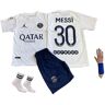 Sports & Travelling Psg Messi Conjunto Blanco De 4 Piezas Camiseta Infantil Temporada 22/23