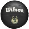 Wilson Team Tribute Milwaukee Bucks Mini Balón de Baloncesto, Unisex, Negro