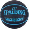 Spalding Highlight Ball, Baloncesto unisex negro