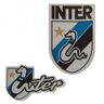 Inter Milan FC Juego de parches para planchar con el logotipo del Inter de Milán FC (Paquete de 2)