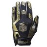 Wilson NFL Stretch Fit Receivers Gloves WTF930600M, Hombre, Guantes, negro