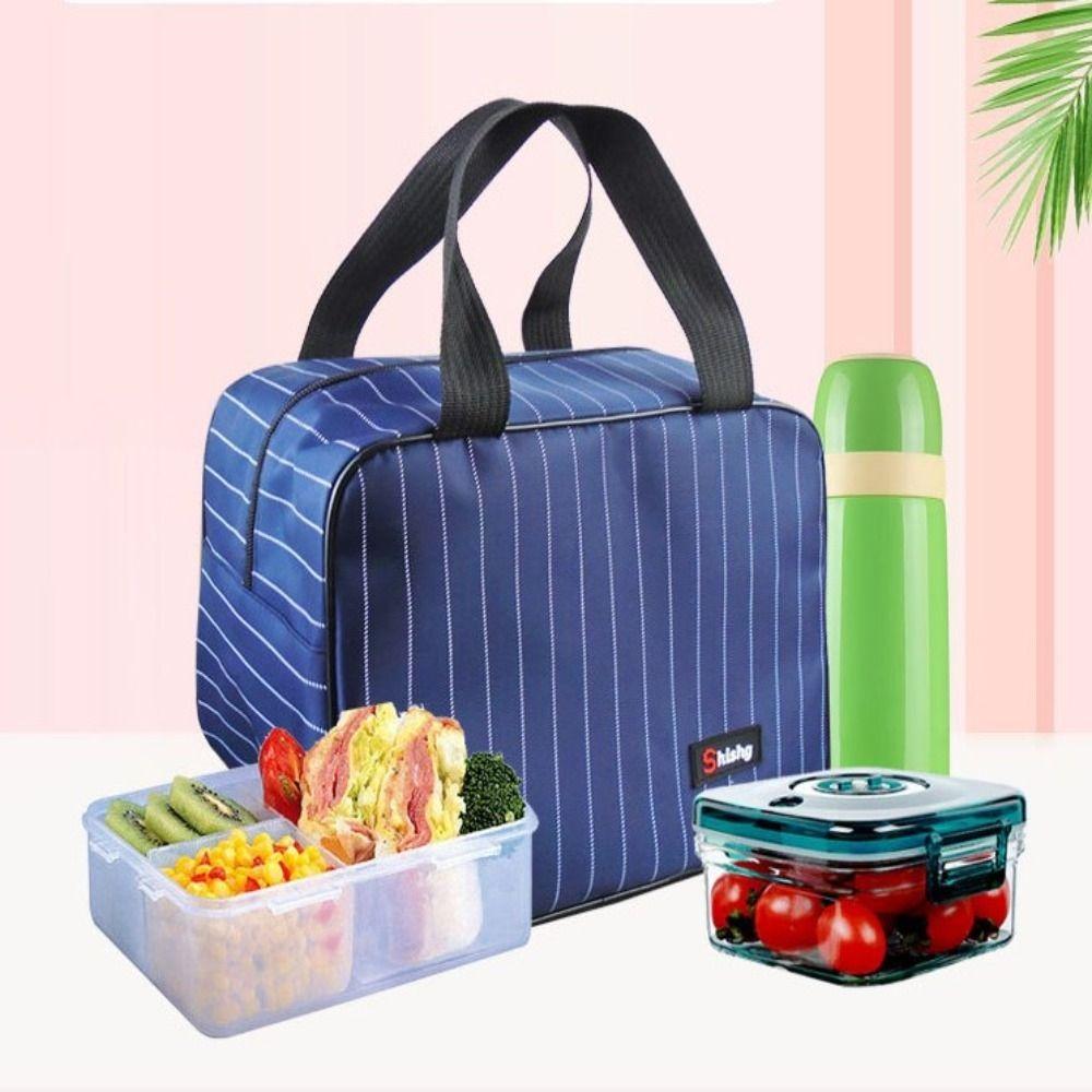 RokstaMe Caja térmica impermeable para alimentos, caja de desayuno de tela Oxford, nueva bolsa de Camping, pícnic al aire libre