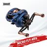 Kingdom Reino MICRO FLY MV6 6.5:1 carrete de baitcasting de alta velocidad 138g Ultraligero 6 + 1 rodamientos de bolas Carretes de pesca 2021