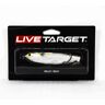 Live Target MCH100T716 Cebo de conmoción para salmonetes, 4 pulgadas, plateado (2624)