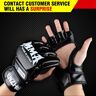 SuperSport Guantes de lucha MMA con medio dedo, guantes de boxeo, cómodos, fáciles de usar, duraderos y resistentes, transpirabilidad