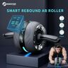 Booster boluojun Booster Smart rebote Ab Roller Rueda LED eléctrica con conteo en tiempo real Abs Sport Fitness Equipment para entrenamiento de fuerza abdominal y central
