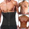 VASLANDA Entrenador de cintura para hombre, corsé de neopreno para Sauna, cinturón recortador de sudor para perder peso, adelgazante, moldeador corporal, cinturón de Fitness para barriga, quemador de grasa