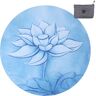 HOD Health&Home Estera de meditación de yoga Mandala antideslizante de gamuza redonda de 60 cm