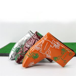 Waterproof Dustproof Golf Club Putter Covers Fashionable Unique Embroidery Frog Pattern Headcovers