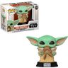 Funko POP! Guerra de las Galaxias: Mandaloriano - Bebé Yoda (El niño) con rana