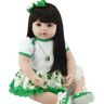 BZDOLL Reborn Realista 60 CM vinilo de silicona princesa niño Reborn muñeca bebé cuerpo de tela suave regalos de cumpleaños para niños antes de dormir juguete para jugar a las casitas