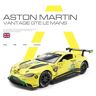 Fourall- Model Cars Juguete modelo de coche fundido a presión Aston Martin Vantage GTE Le Mane a escala 1/32, vehículo de juguete con sonido y luz para niños, colección de niños pequeños y niñas