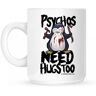 Psycho Penguin Psychos también necesita abrazos Taza