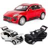 Fourall- Model Cars Coche Diecast de Metal Cayenne Turbo Macan SUV a Escala 1/32, Juguetes de aleación, Modelos de Coches, Camiones con luz y Sonido para niños, niños, vehículos Todoterreno, Hobby