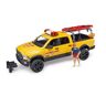 BRUDER   Coche de rescate   Vehículo de rescate RAM 2500 con figura de salvador   1:dieciséis