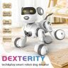 LYZRC Divertido Control Remoto Robot Perro Electrónico Acrobacias Perro Comando De Voz Música Sensible Al Tacto Canción Robot Perro Niño Niña Niños Inteligente Educación Temprana Juguete