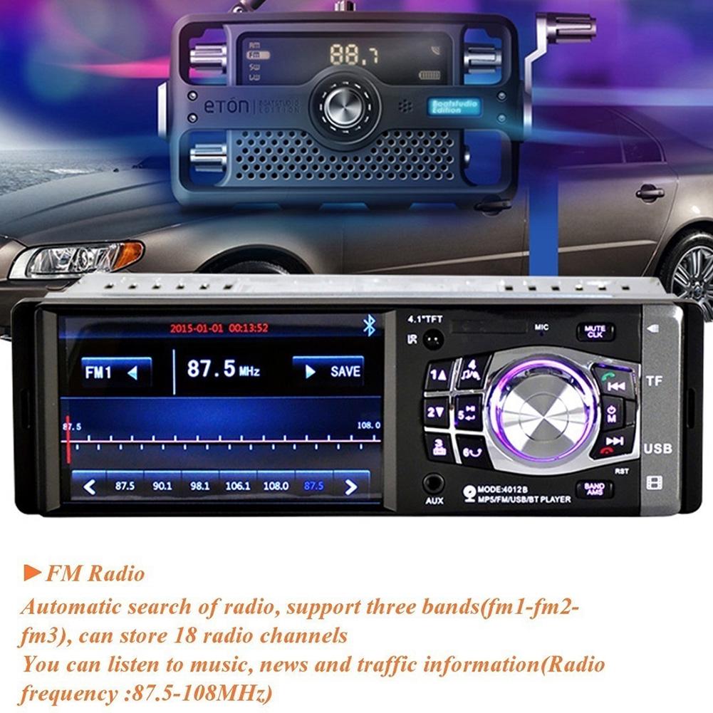 Sanwood Car Bluetooth Pantalla Táctil Radio de Coche Estéreo FM USB Reproductor MP5