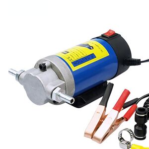 Easy Trading 12V 100W Bomba eléctrica de transferencia de aceite Portátil 1-4L / min Equipo de cambios de aceite Automóviles Bomba de combustible para automóviles Motocicletas Barco