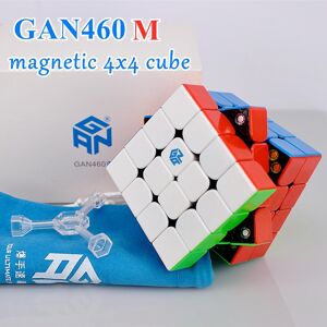 GAN460M Magnetic 4x4x4 Magic Cube GAN460 M 4x4 Speed Cube GAN 460M Puzzle Cube 4x4x4 GAN 460 Fidget Toys for Anxiety