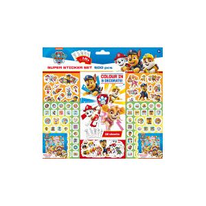 BASE Super Set De 500 Pegatinas De Paw Patrol Patrulla Canina