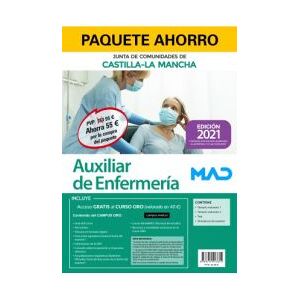 Ed. MAD Paquete Ahorro Auxiliar De Enfermería. Junta De Comunidades Castilla-la Mancha