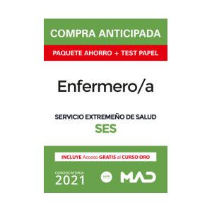 Ed. MAD Paquete Ahorro + Test Papel Enfermero/a Del Servicio Extremeño De Salud (ses)