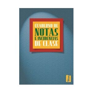 Editorial Tébar Flores Cuaderno De Notas E Incidencias De Clase