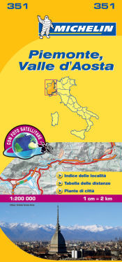 Michelin Mapa Local Piemonte, Valle Daosta