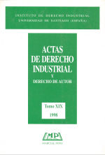 Marcial Pons, Ediciones Jurídicas y Sociales Actas De Derecho Industrial Y Derecho De Autor. Tomo Xix