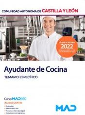 Ed. MAD Ayudante De Cocina. Temario Específico. Comunidad Autónoma De Castilla Y León