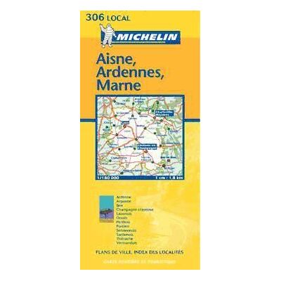 Michelin Mapa Aisne, Ardennes, Marme 2002 Michelin Mapa Aisne, Ardennes, Marme 2002