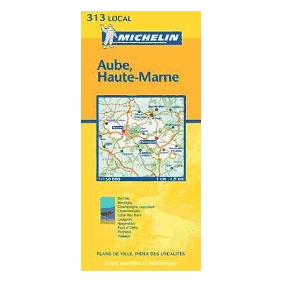 Michelin Mapa Aube, Haute Marme 2002 Michelin Mapa Aube, Haute Marme 2002