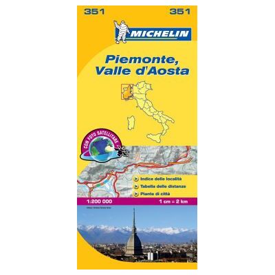 Michelin Mapa Local Piemonte, Valle Daosta Michelin Mapa Local Piemonte, Valle Daosta
