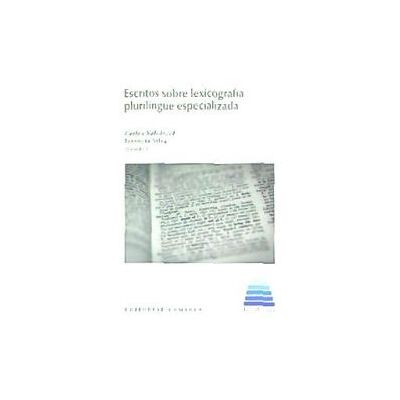 Editorial Comares Escritos Sobre Lexicografía Plurilinge Especializada Editorial Comares Escritos Sobre Lexicografía Plurilinge Especializada