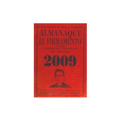 Calendario Zaragozano Almanaque El Firmamento 2009 Calendario Zaragozano Almanaque El Firmamento 2009