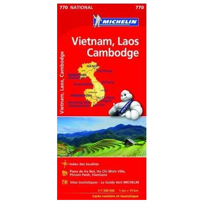 Michelin Mapa National Vietnam Laos Camboya Michelin Mapa National Vietnam Laos Camboya