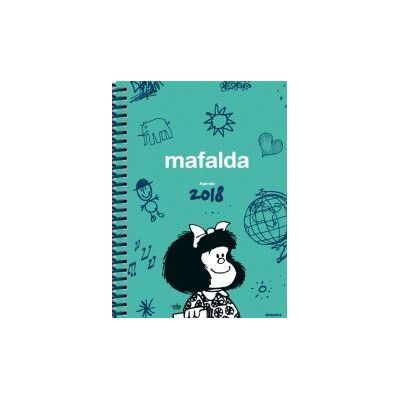 Ediciones Granica Agenda Mafalda 2018. Anillada Verde Ediciones Granica Agenda Mafalda 2018. Anillada Verde