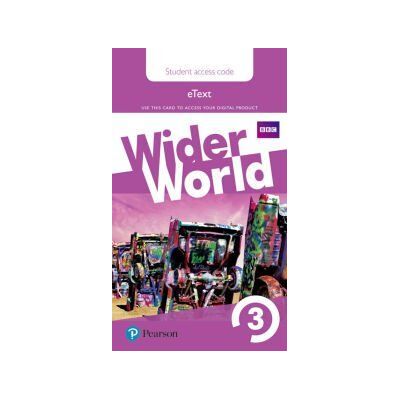 Pearson Educación Wider World 3 Ebook Students' Access Card Pearson Educación Wider World 3 Ebook Students' Access Card