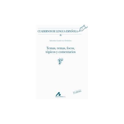 Arco Libros - La Muralla, S.L. Temas, Remas, Focos, Tópicos Y Comentarios Arco Libros - La Muralla, S.L. Temas, Remas, Focos, Tópicos Y Comentarios