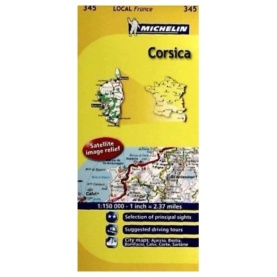 MICHELIN Mapa Local Corsica MICHELIN Mapa Local Corsica