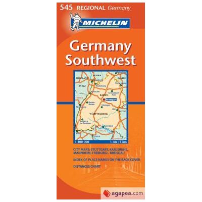 MICHELIN Germany Southwest Regional Map MICHELIN Germany Southwest Regional Map