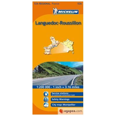 MICHELIN Mapa Regional Languedoc-roussillon MICHELIN Mapa Regional Languedoc-roussillon